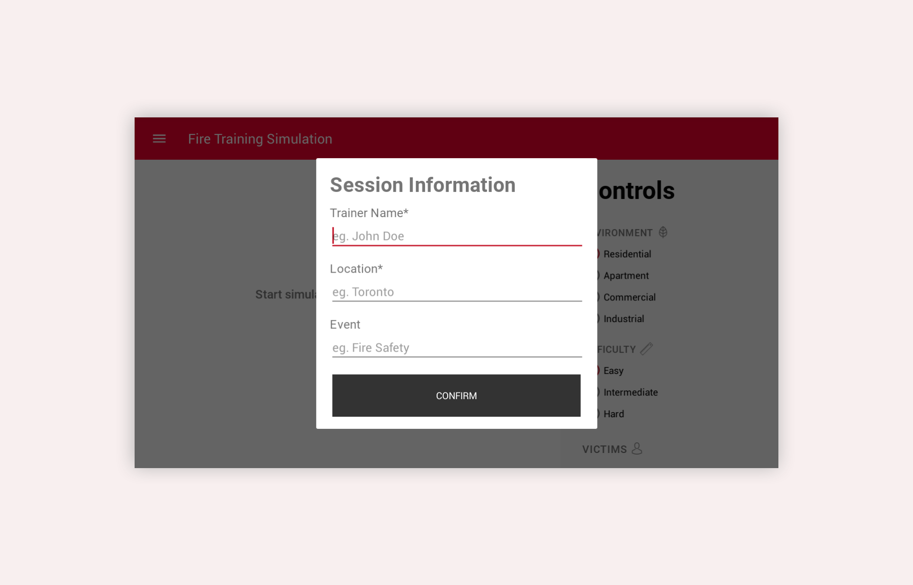 Jayesh Vaghela › Fire Training Simulator